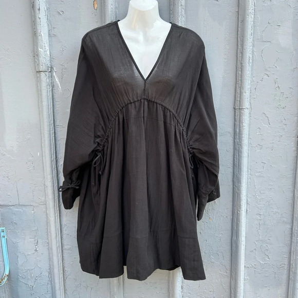 IRO Black  Gauzy July Tunic, size 38 (US6) - Picture 1 of 11